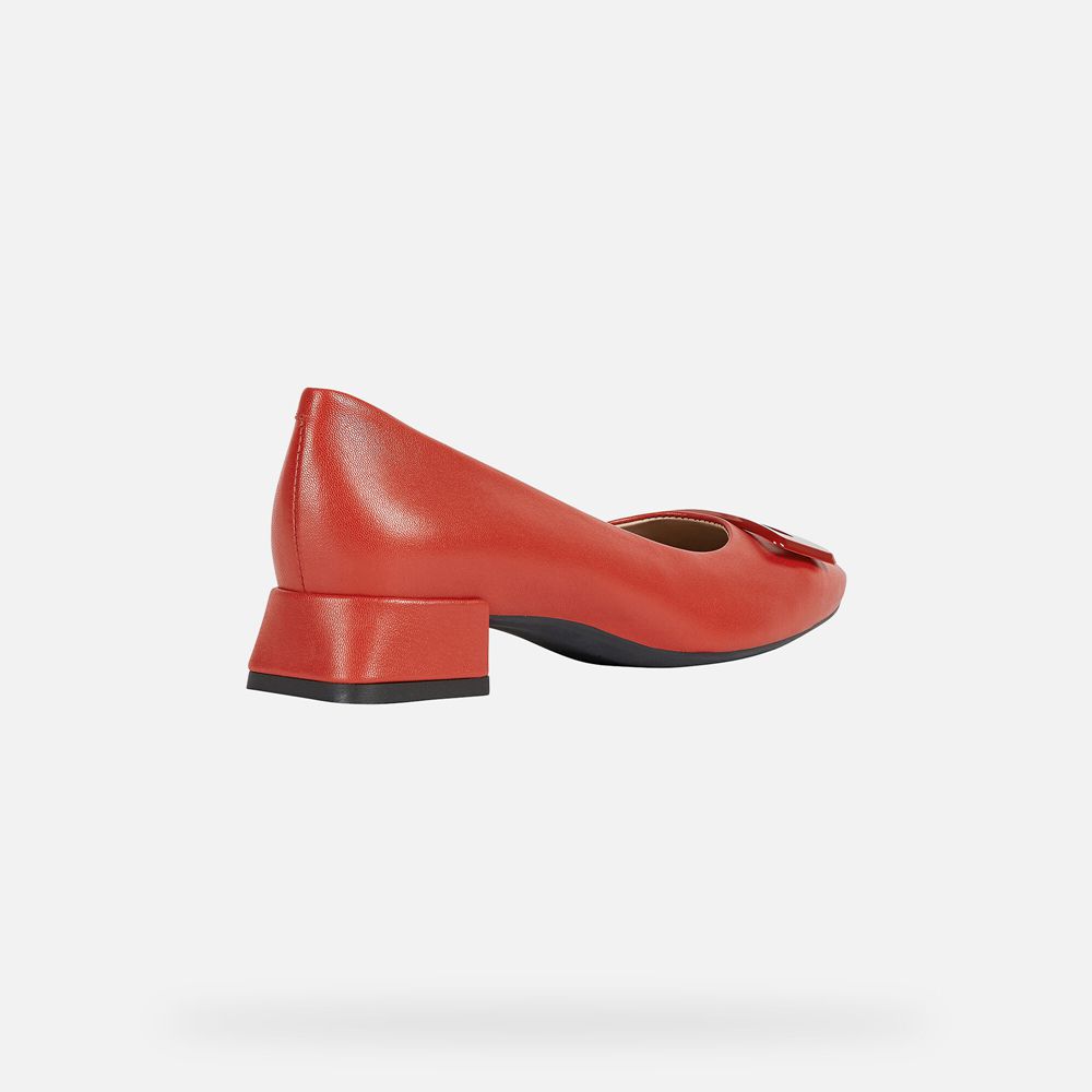 Ballerines Geox Vivyanne - Rouge - Femme 193752-BXE